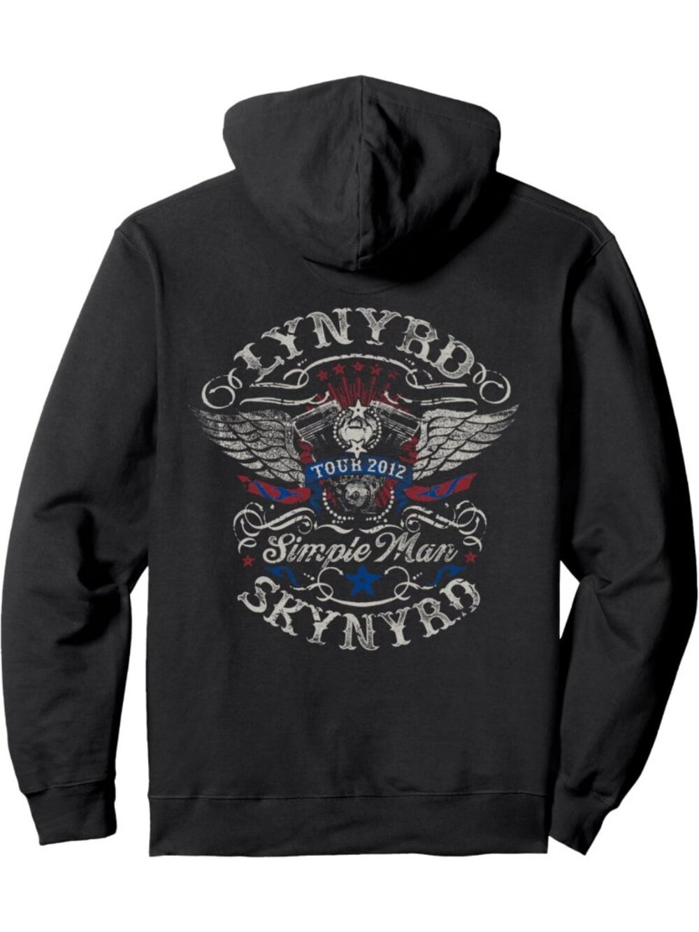 Retro Simple Man Tour 2012 Hoodie | Vintage Artwork Pullover | Unique Gift Idea